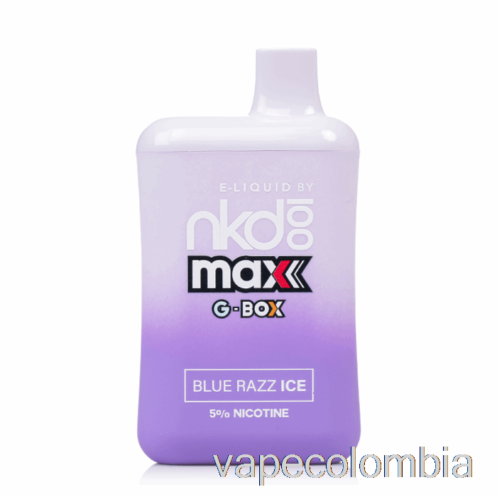 Vape Recargable Gbox X Nude 100 5500 Desechable Blue Razz Ice